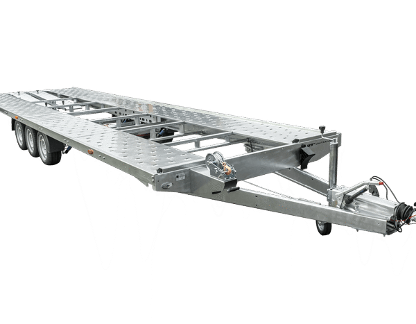 Remorque porte voiture à trois essieux 800X230 Uniplat